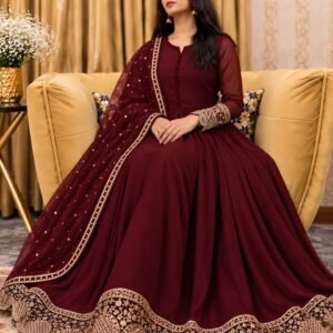“Maroon Royal Elegance”